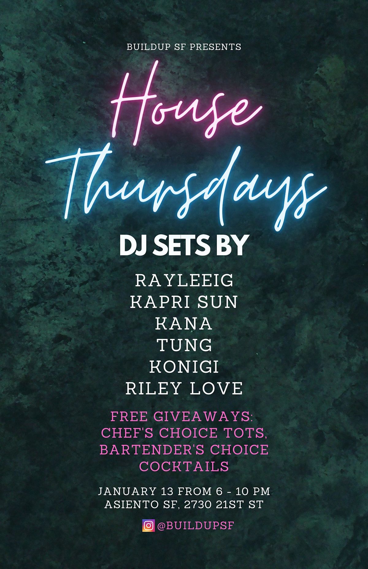 Buildup SF Presents Asiento Thursdays \/ Wobbleland Preparty