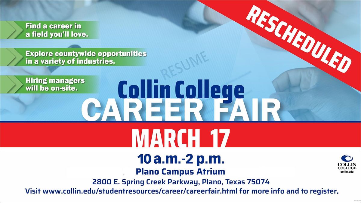 Copy of Collin College CountyWide Career Fair Collin College