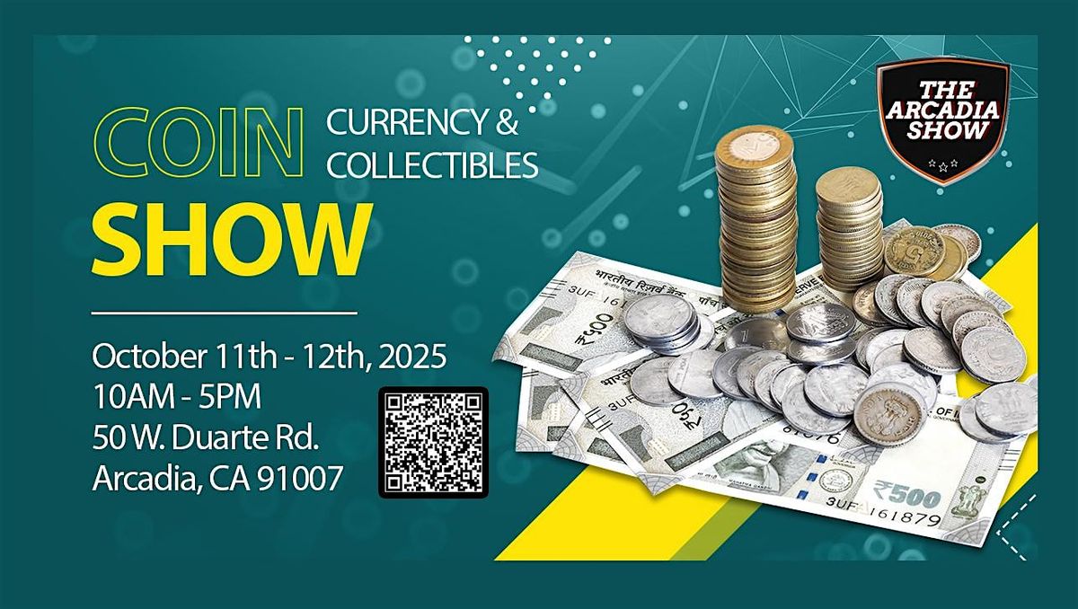 Arcadia Coin, Currency and Collectibles Show