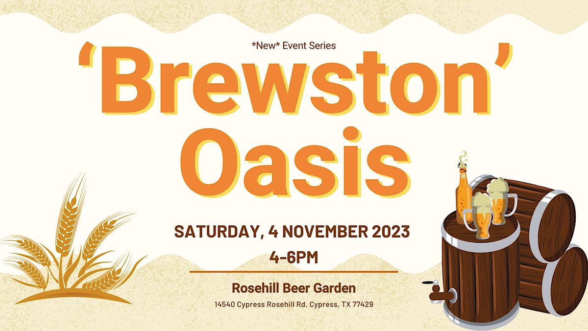 "Brewston" Oasis A Family Friendly Brewery Event Rosehill Beer