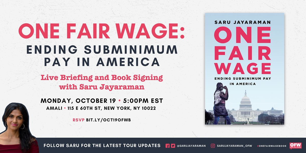 One Fair Wage: Ending Subminimum Pay in America
