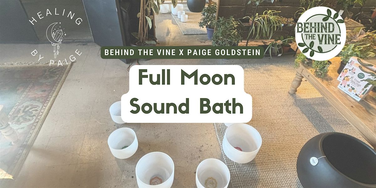 Sound Healing at Behind The Vine