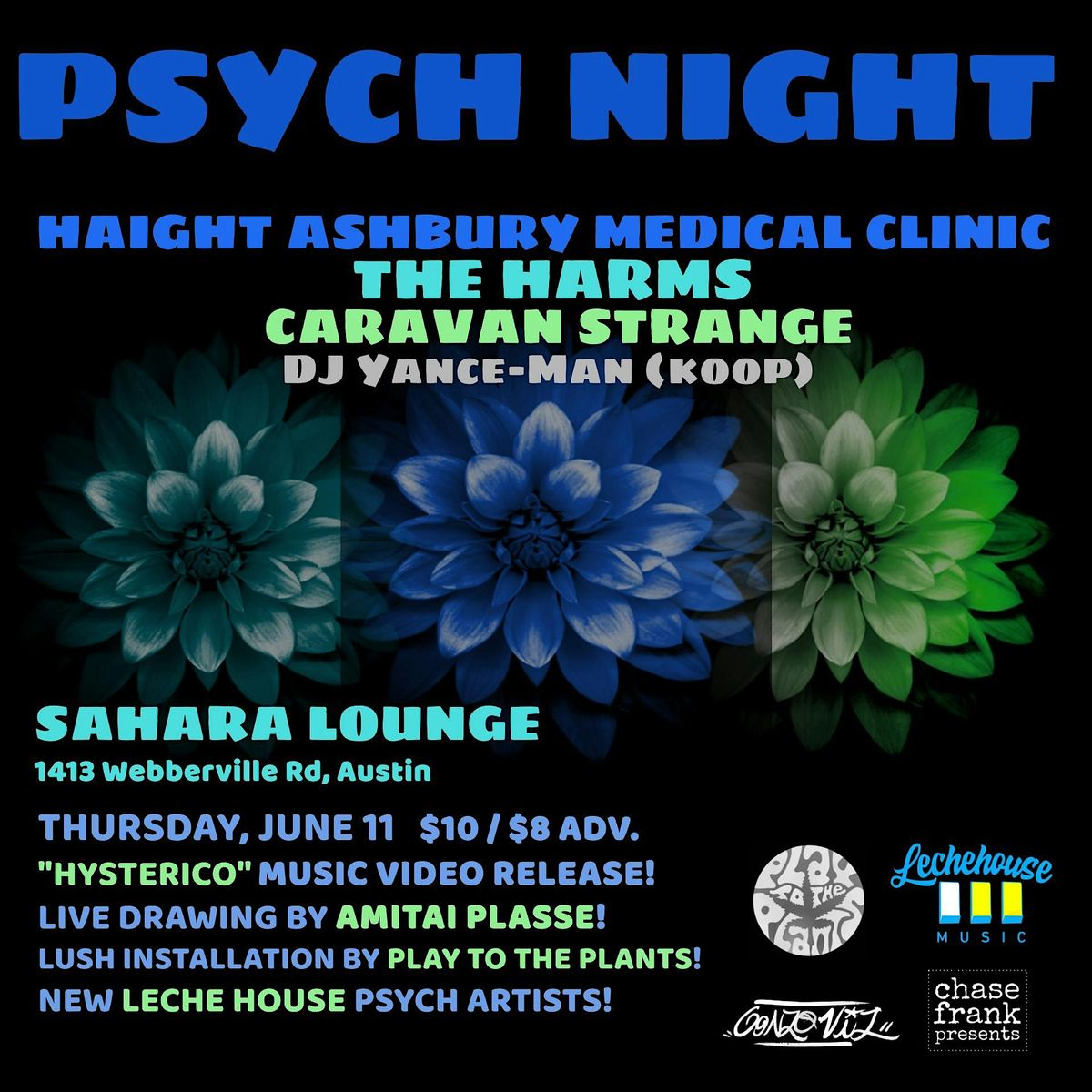 PSYCH BAND NIGHT w\/ The Harms!