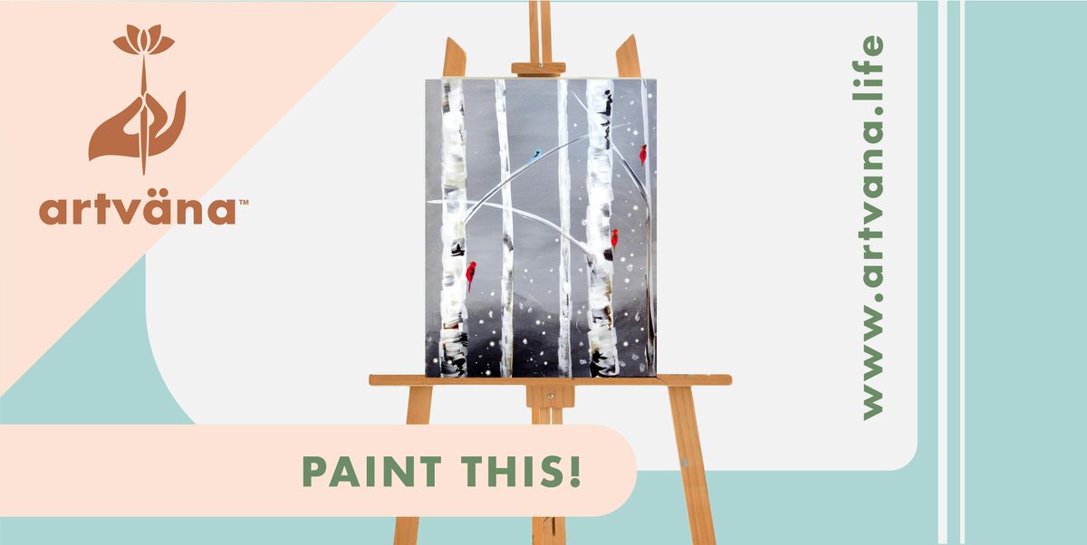 Artvana Paint & Sip in Lower Queene Anne at Omeros Cafe January 2026