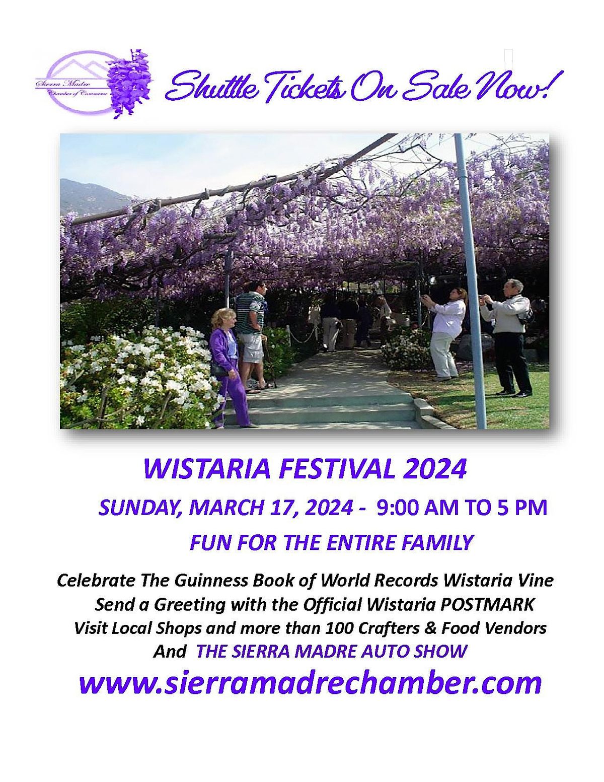 2024 WISTARIA FESTIVAL SHUTTLE