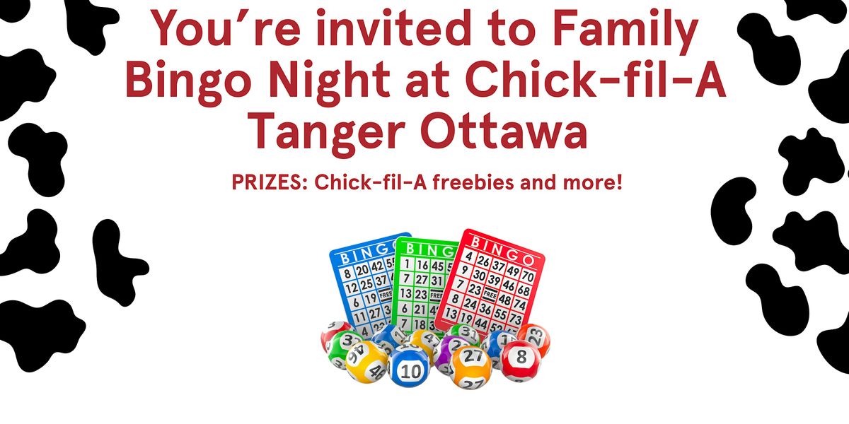 Bingo Night at Chick-fil-A Tanger Ottawa
