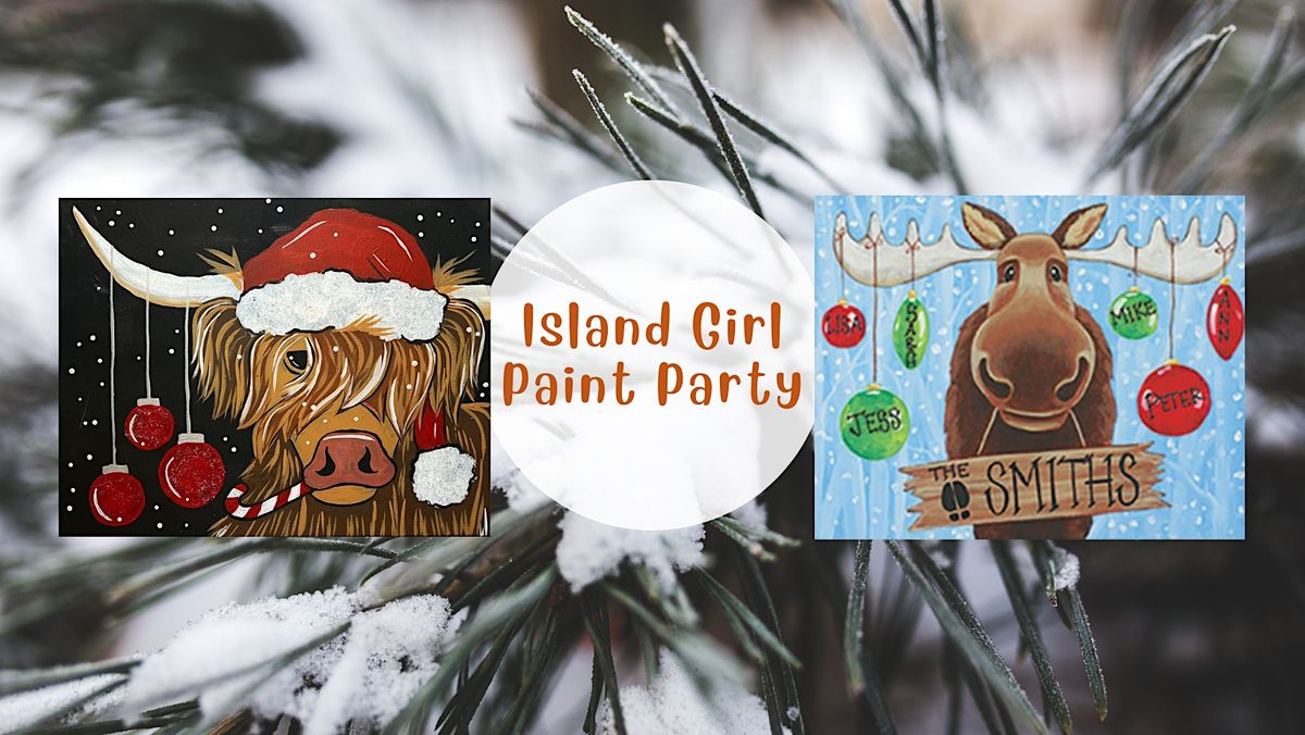 Island Girl Paint Party at SAAL Brewery SAAL Brewing Company, Stanwood, WA November 17, 2022