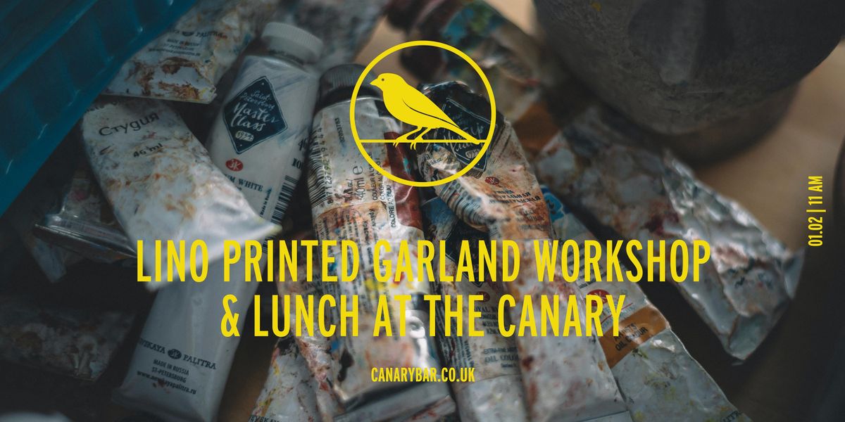 Lino Printed Garland Workshop