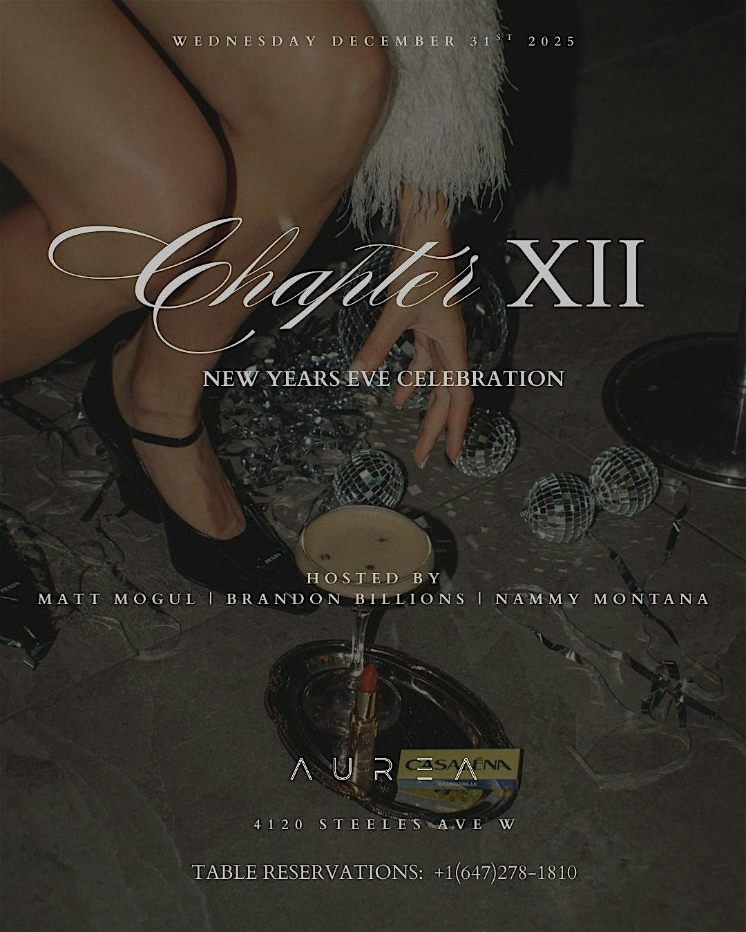 CHAPTER  XII  - New years Eve Celebration  | Aurea  (December 31st 2025)