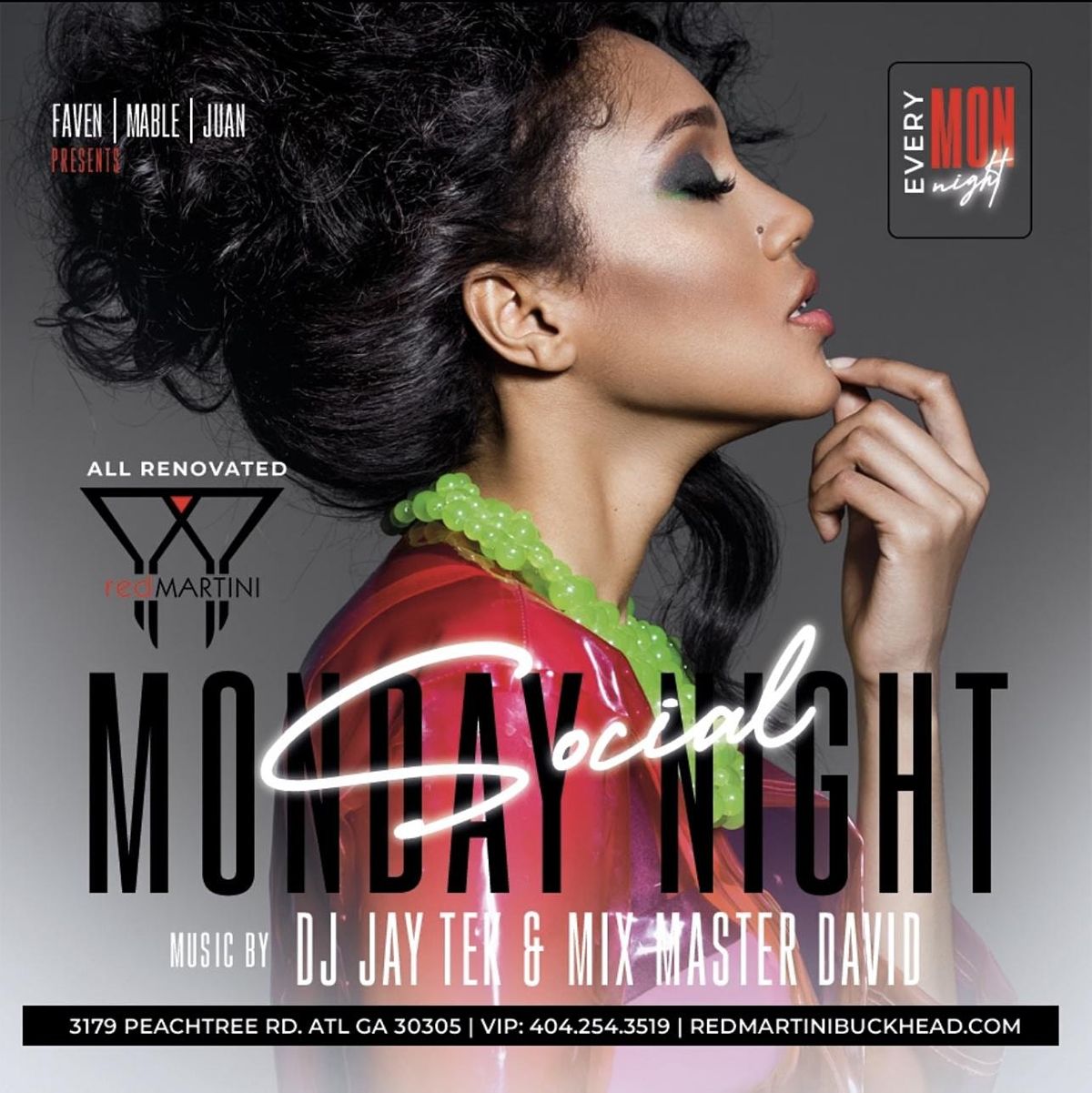 Monday Night Social Atl | Red Martini
