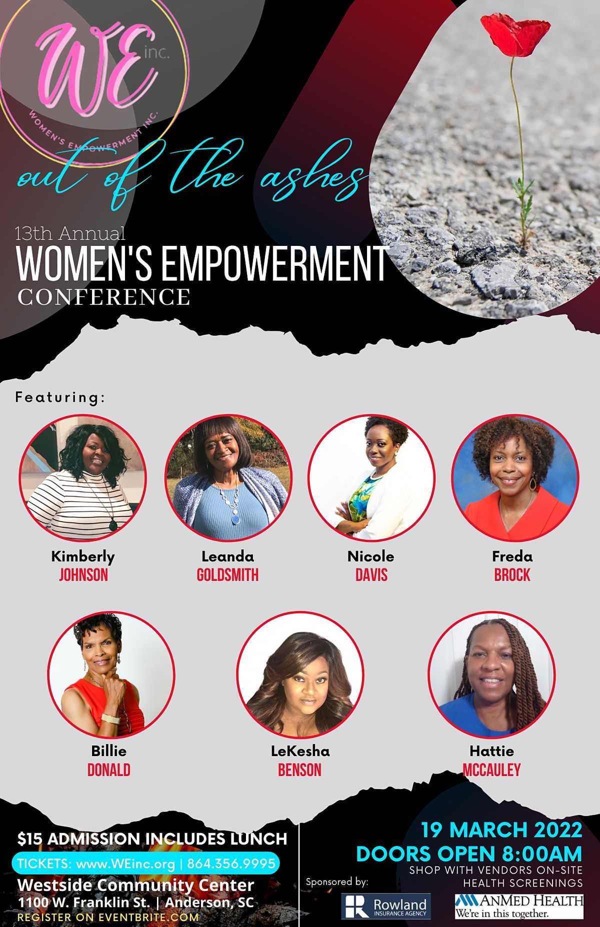 13th Annual Womens Empowerment Conference Out of the Ashes Westside