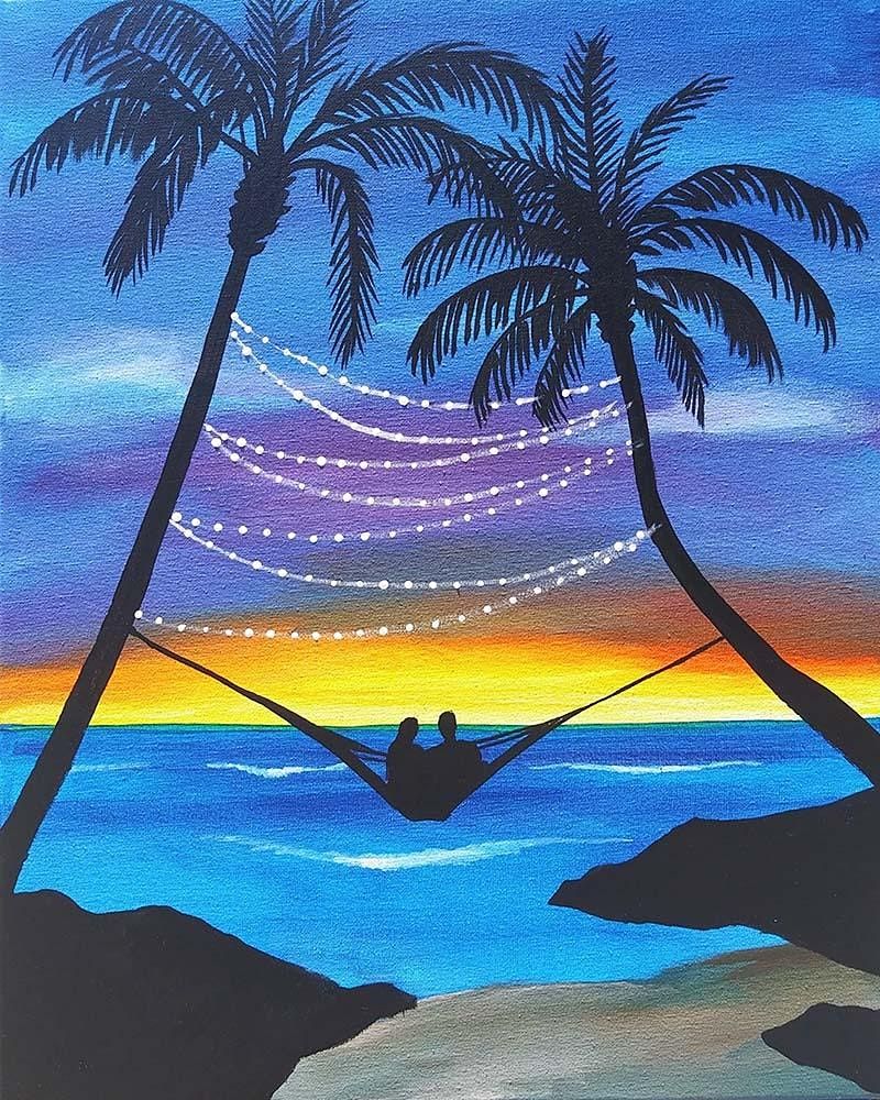 Sip and Paint - "Sunset Snuggle"  Nicolosi's on 5th