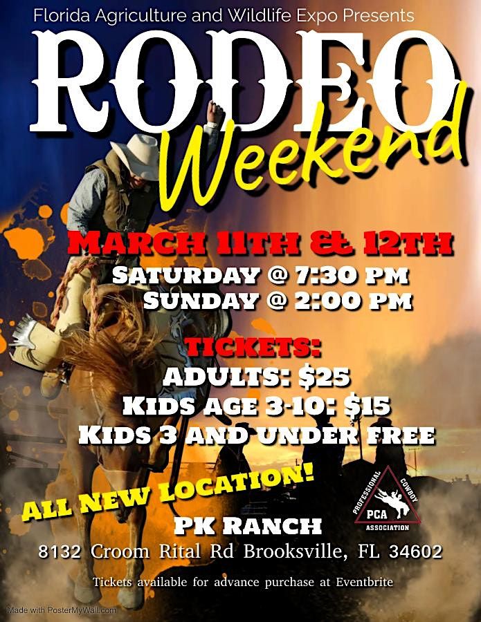 Brooksville Rodeo 8132 Croom Rital Rd, Brooksville, FL March 11, 2023