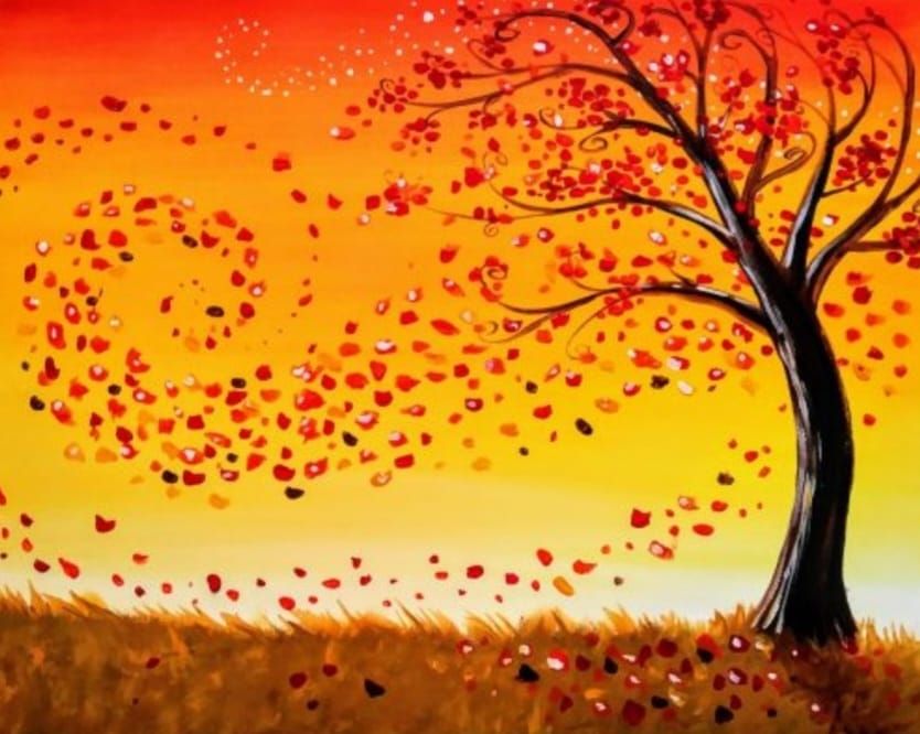 Springfield Clinic Teambuilding Paint night! Waters Edge Winery