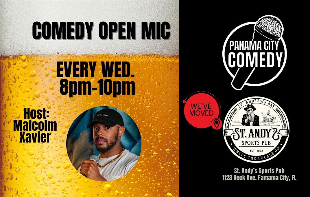 Salty Comedy Open Mic! (Every WED. 8pm-10pm)