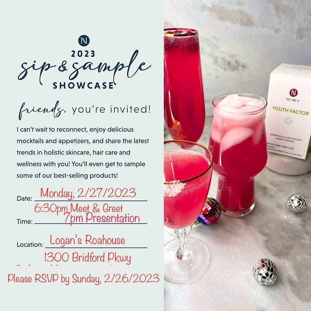 Neora Sip & Sample at Logan's Roadhouse, Greensboro on 27th February, 2023
