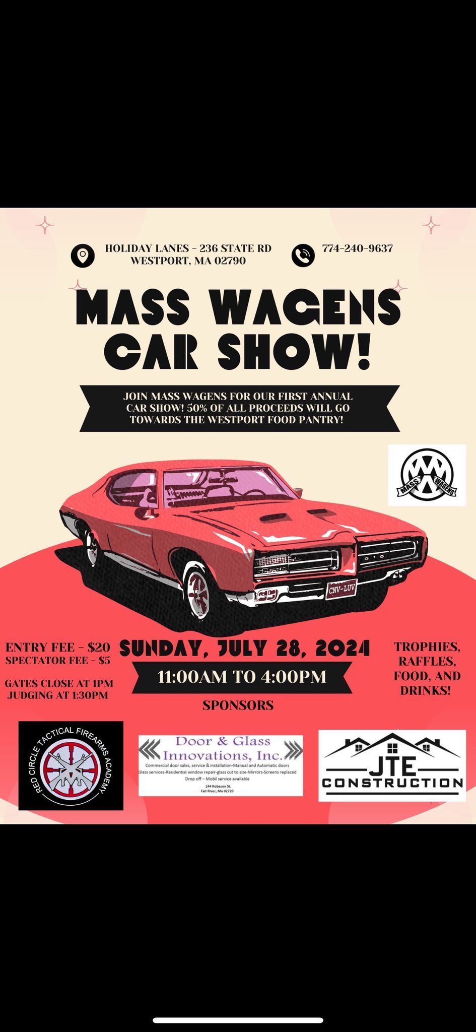 Mass Wagens 1st Annual Car Show | Westport Lanes, Fall River, MA | July ...