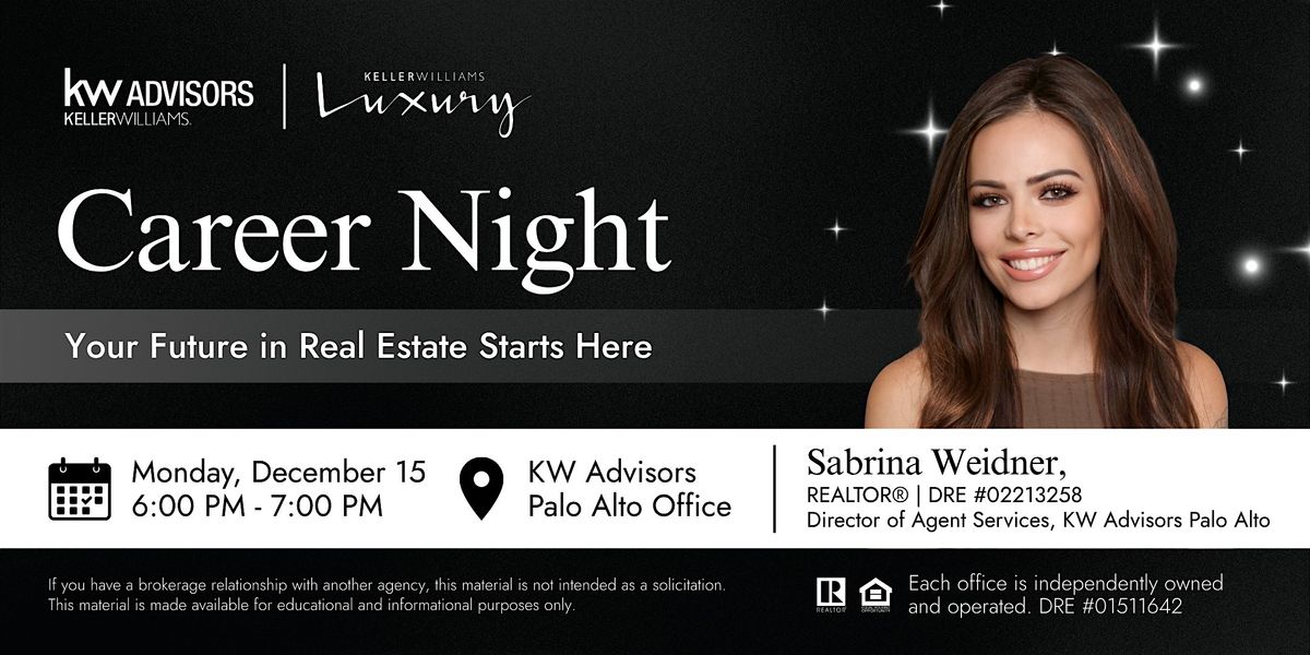 Career Night: Your Future in Real Estate Starts Here