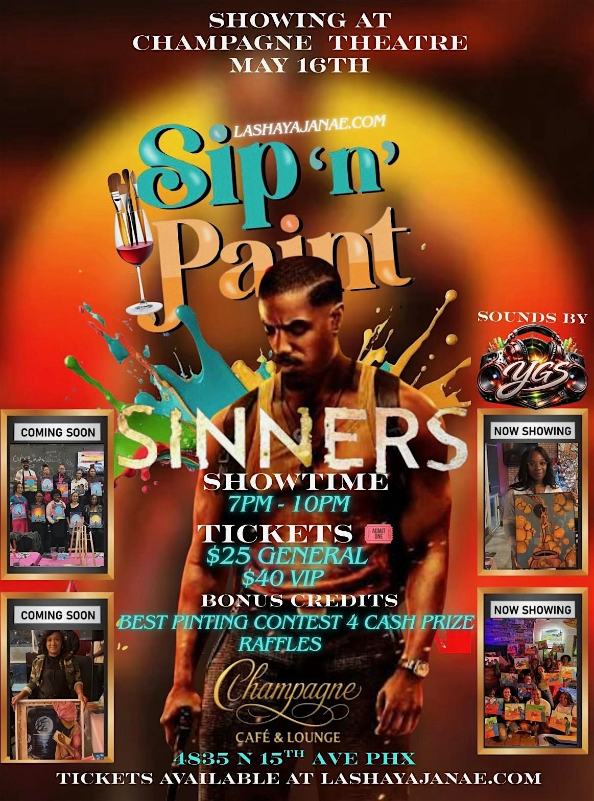 Paint N Sip ~ Sinners Edition!