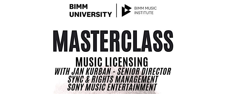 BIMM Music Institute Berlin Masterclass - Jan Kurban 12th December