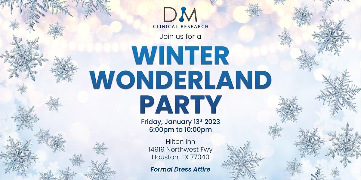 DM Clinical Research- Winter Wonderland | Hilton Inn, Houston, TX ...