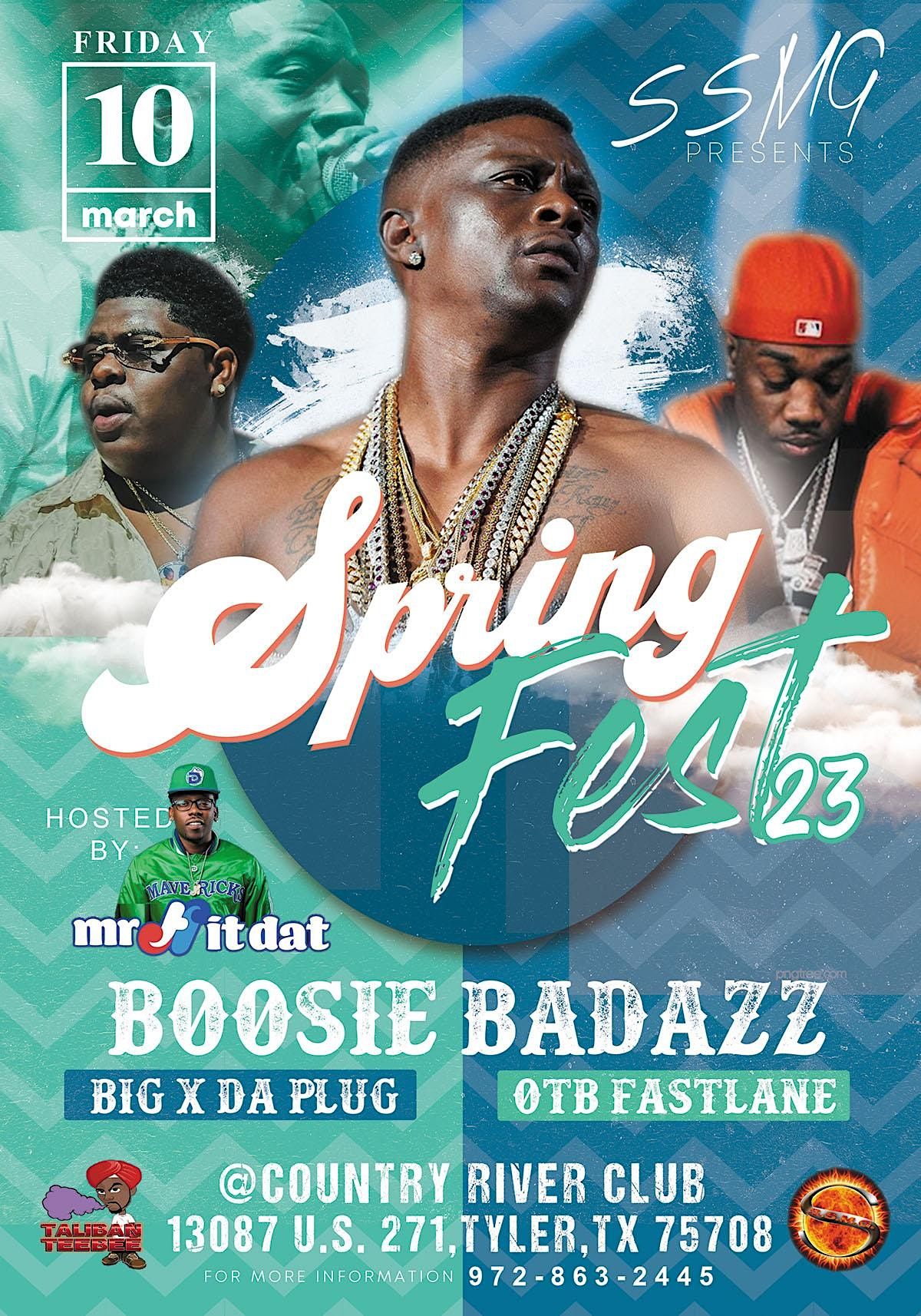 Boosie badazz Spring fest 23 13987 US271, Tyler, TX March 10 to