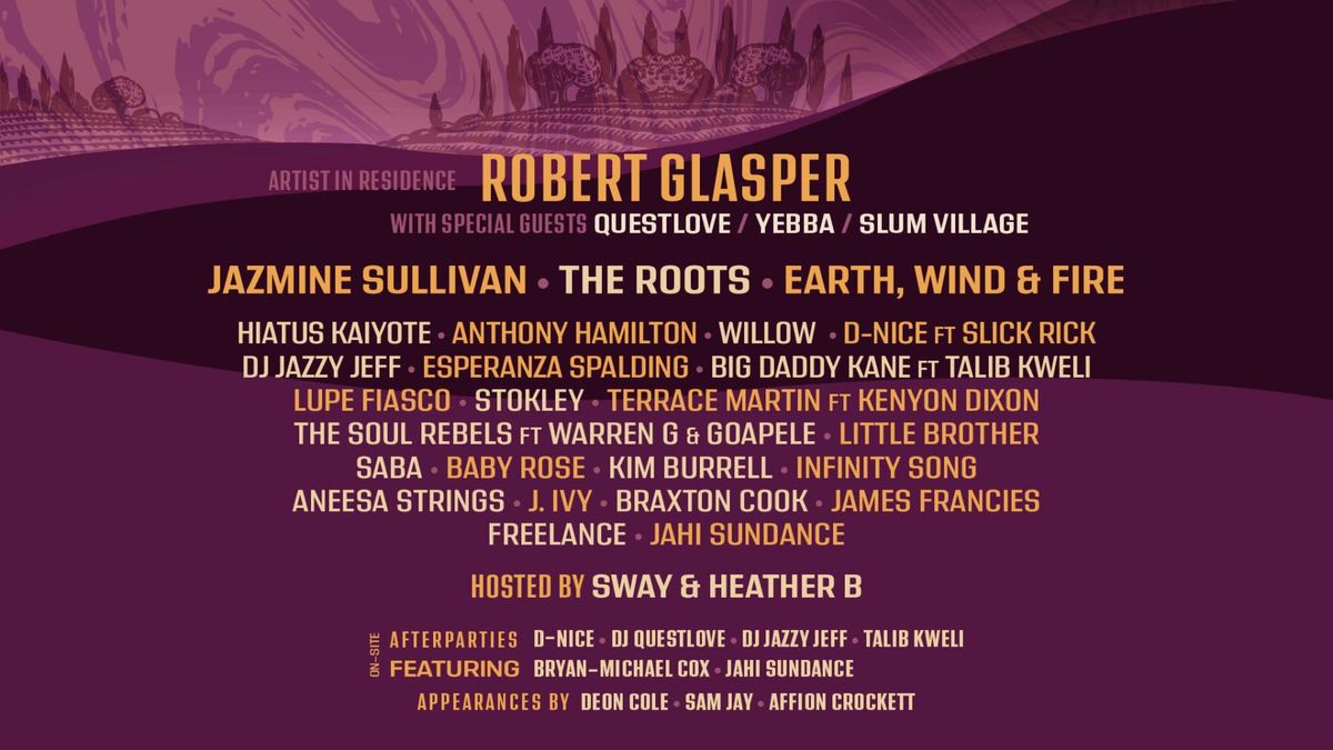The Black Radio Experience: Earth Wind and Fire The Roots & Robert Glasper - Saturday