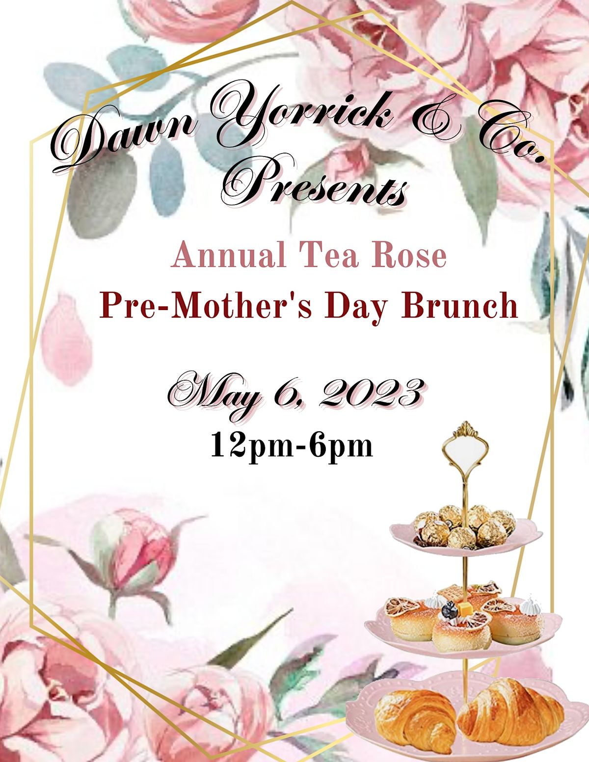 Annual Tea Rose Pre Mothers Day Brunch Fort Lauderdale Woman's Club