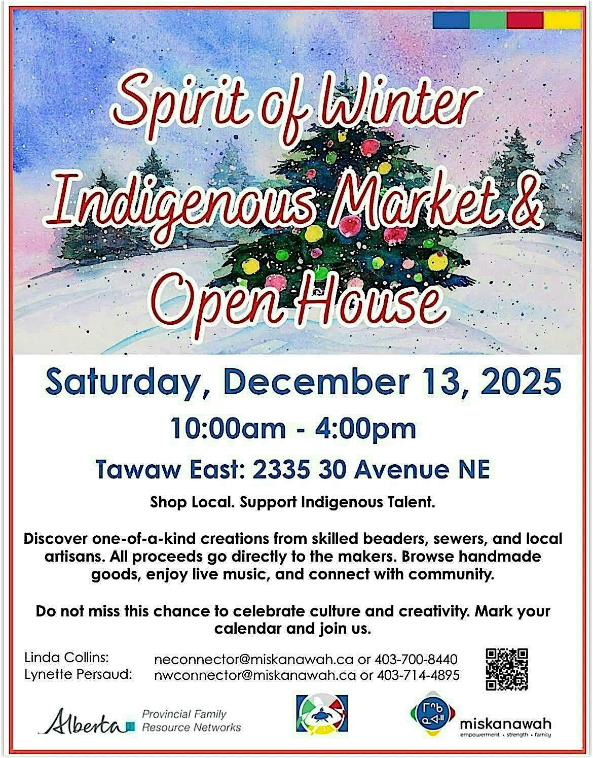 Tawaw Spirit of Winter Indigenous Market & Open House