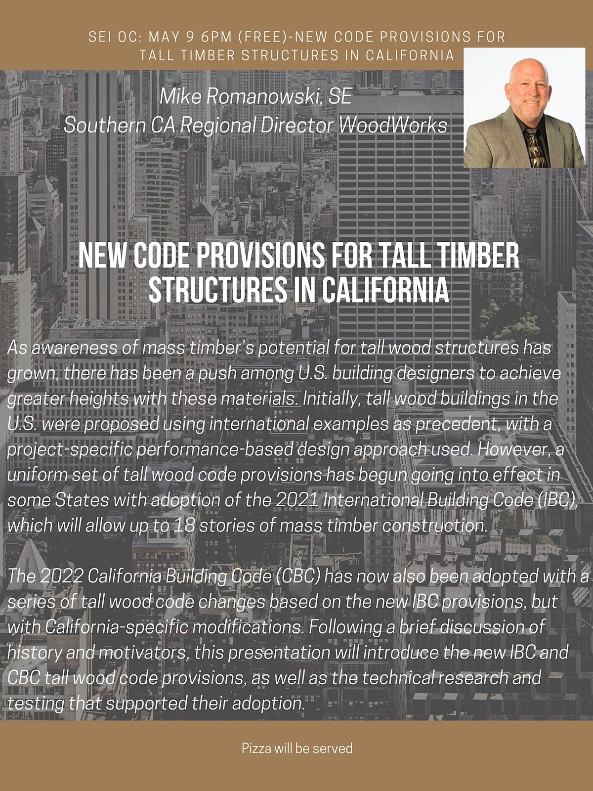 SEI OC - New Code Provisions For Tall Timber Structures In California ...