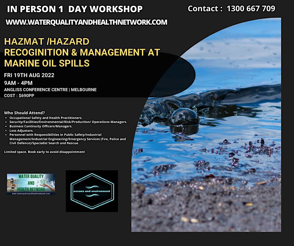 HAZMAT / Hazard Recognition and Management at Marine Oil Spills Melbourne Angliss Conference