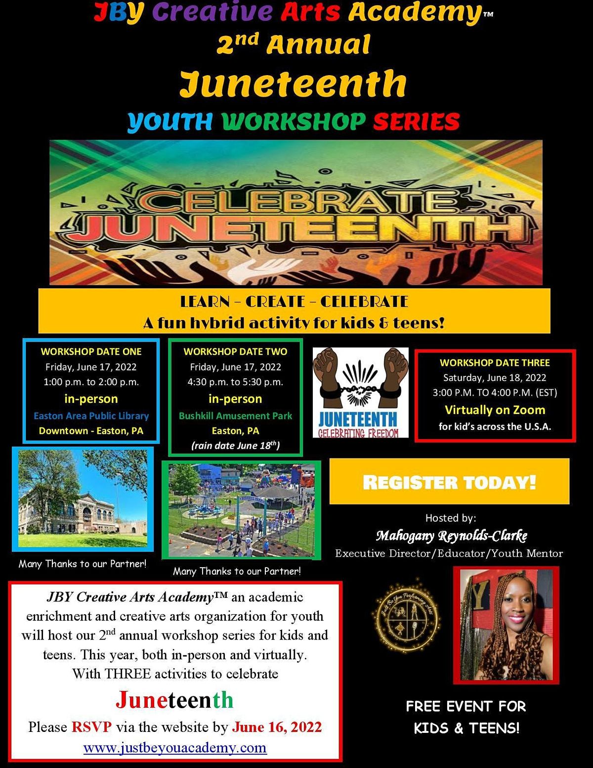 Juneteenth Workshop And Celebration For Kids And Teens Easton Area juneteenth-workshop-and-celebration-for-kids-and-teens-easton-area