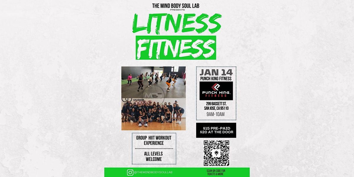 LITNESS FITNESS High Energy HIIT Workout Experience Punch King