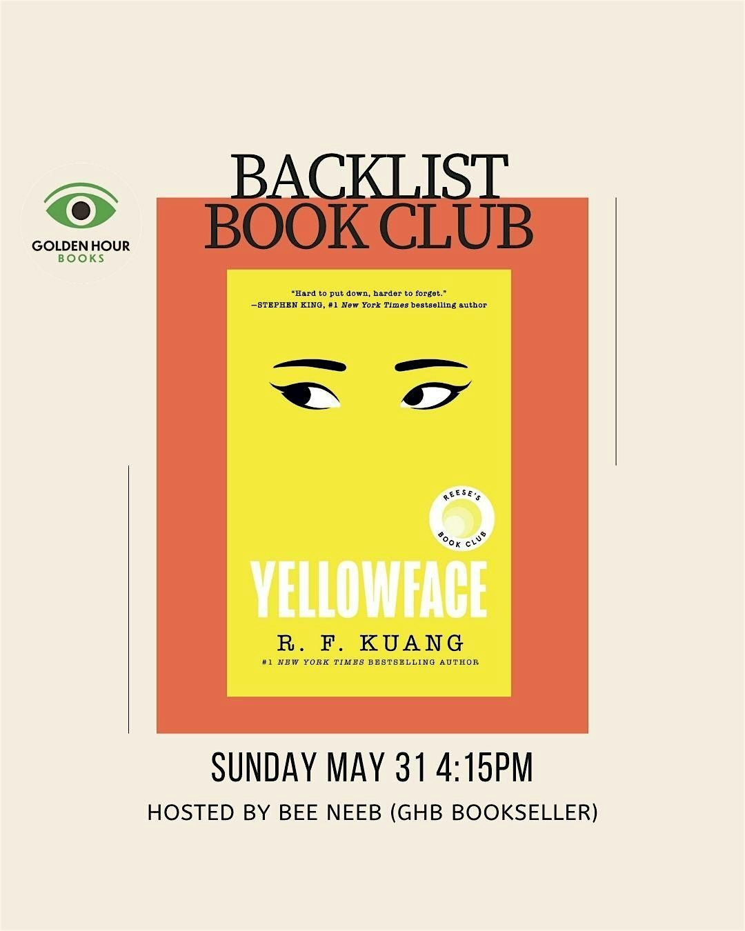 Backlist Book Club: MAY