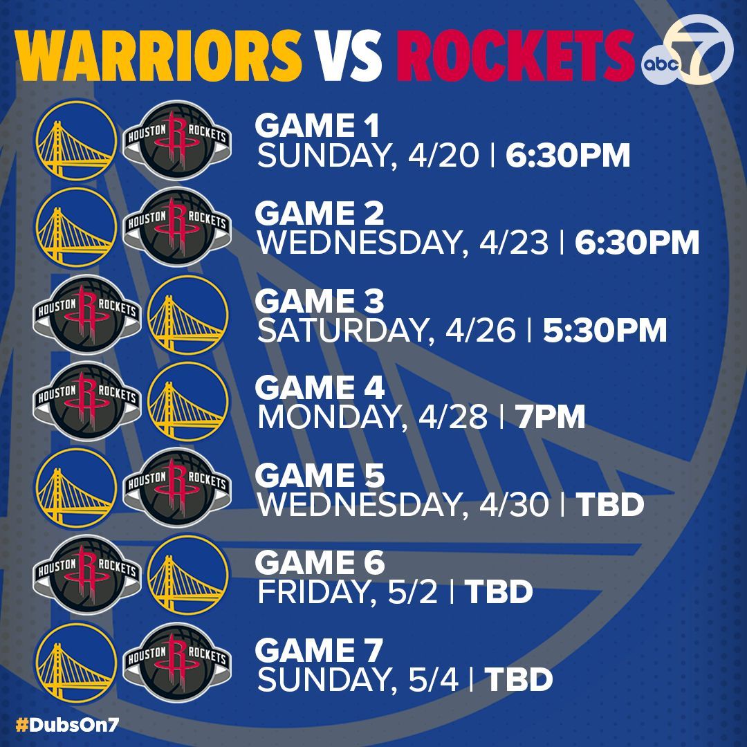 Houston Rockets vs. TBD (Date: TBD)