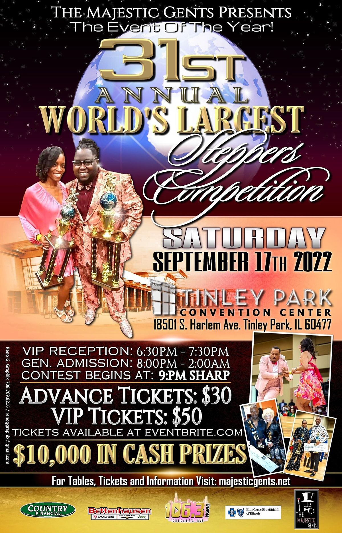 The worlds largest Steppers competition Tinley Park Convention Center