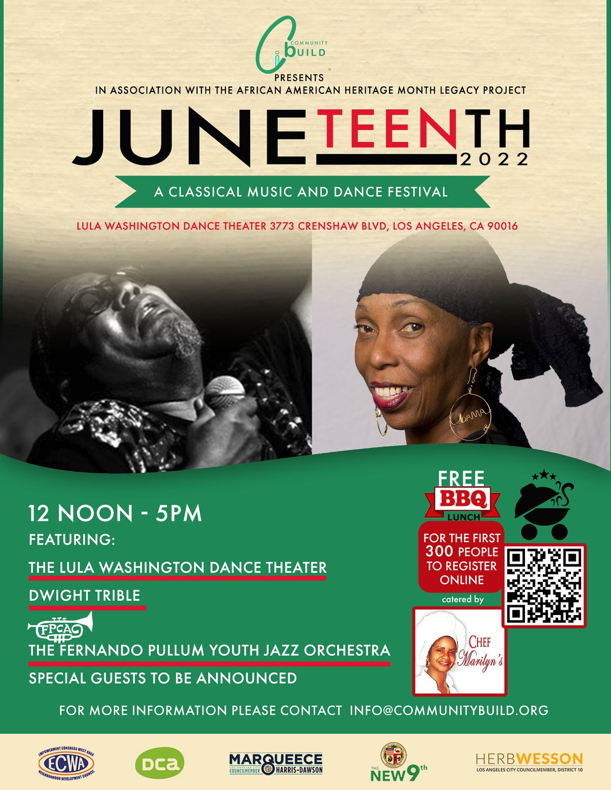 Juneteenth: A Classical Music and Dance Festival | Lula Washington ...