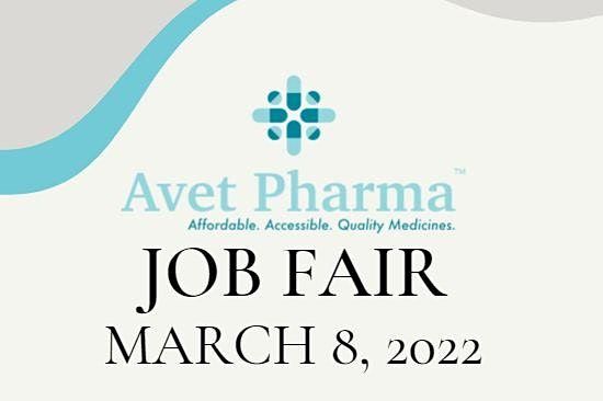 Avet Pharmaceuticals Career Fair Hilton Towers 3 Tower Center