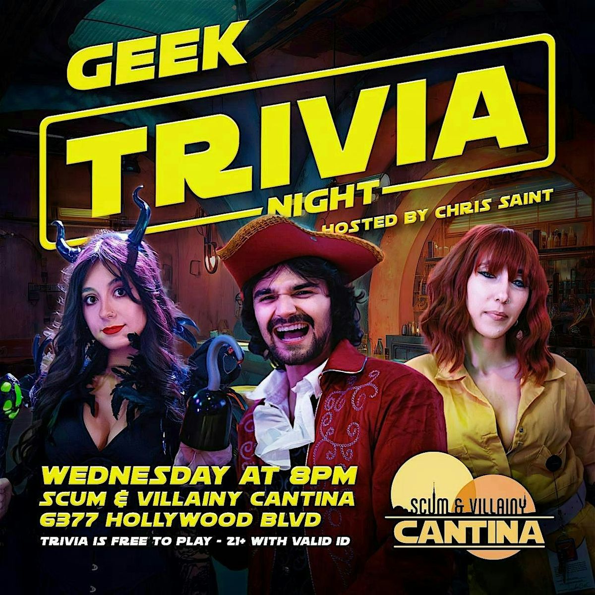 Geek Trivia Night - Wed @ 8pm