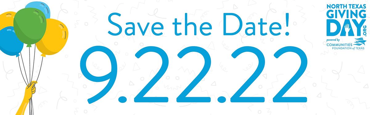 Celebrating North Texas Giving Day Online September 22 2022 Celebrating North Texas Giving Day Online September 22 2022