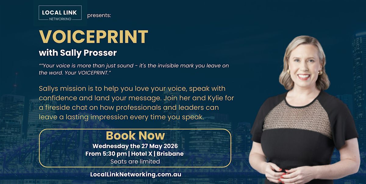 Brisbane Networking & Fireside Chat with Sally Prosser at Local Link