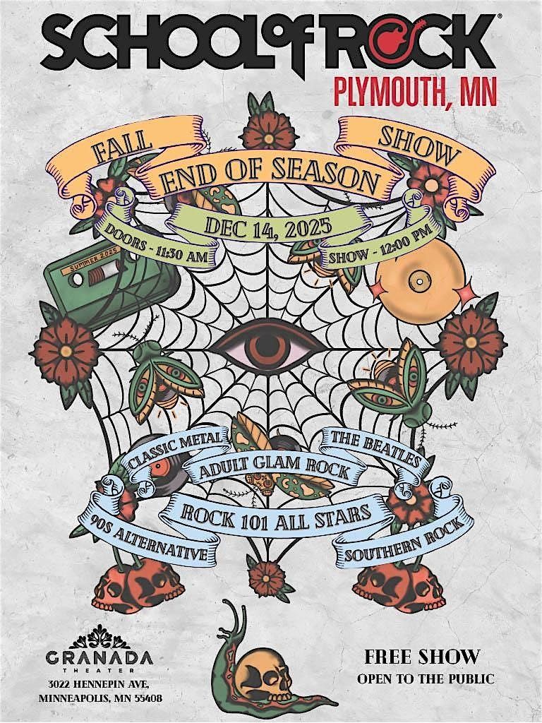 School of Rock End of Season Live show