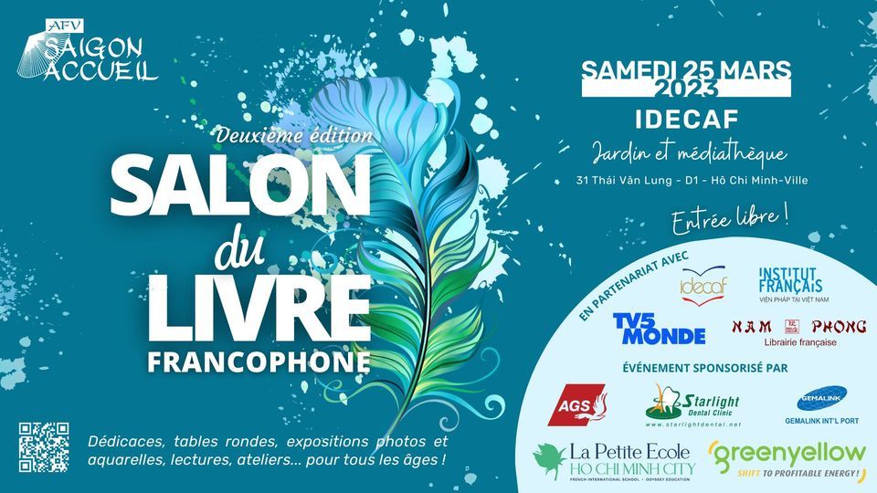 Salon du Livre Francophone \u2022 H\u00f4 Chi Minh-Ville \u2022 Deuxi\u00e8me \u00e9dition