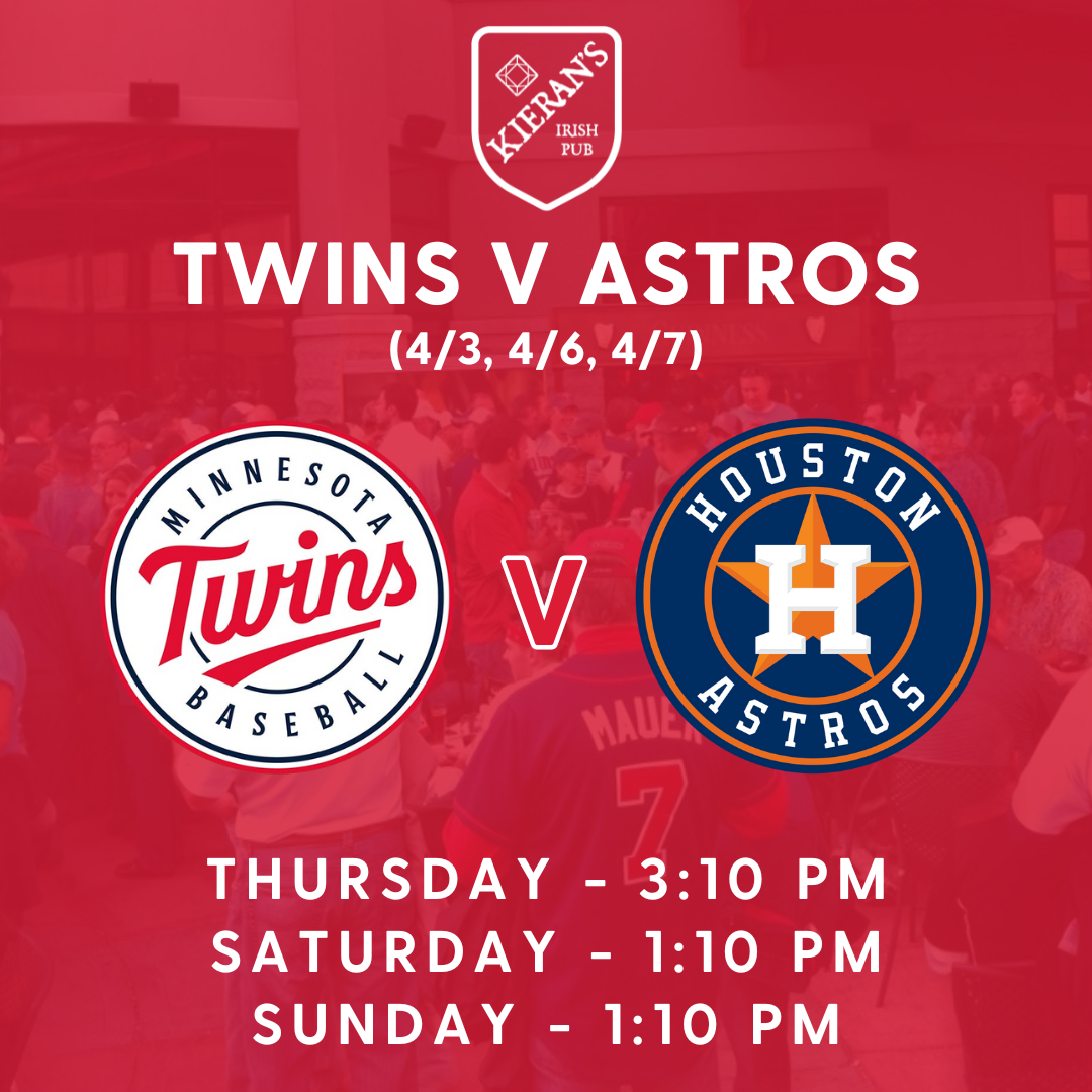 Houston Astros at Minnesota Twins at Target Field