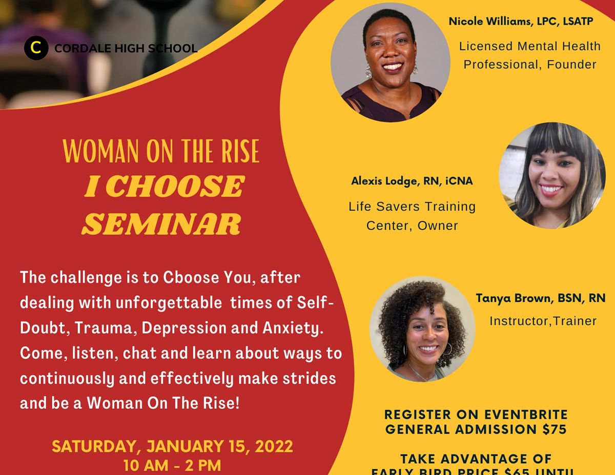 Woman On The Rise: I Choose Seminar