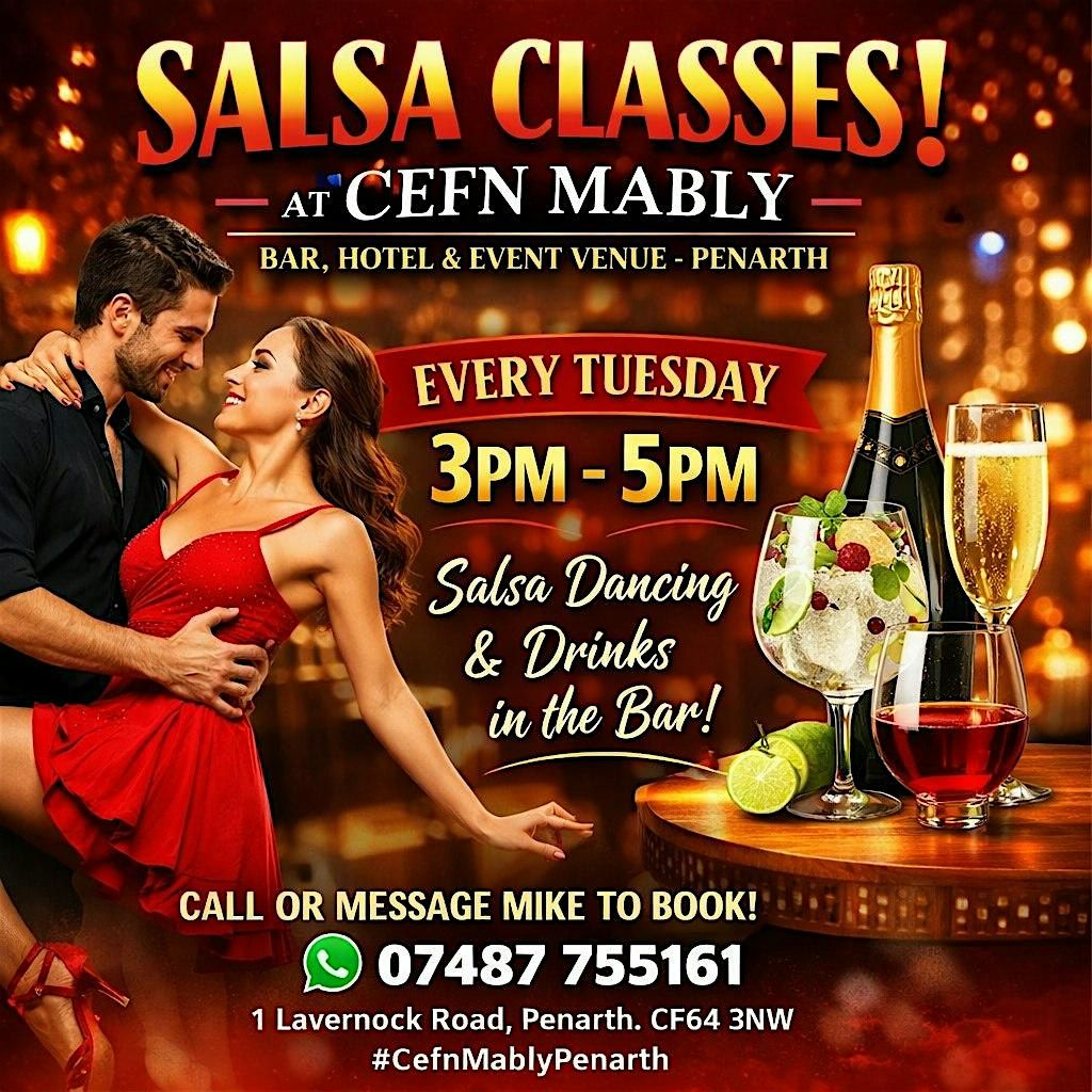 Salsa Classes South Wales in Penarth at Cefn Mably Bar, Hotel & Events