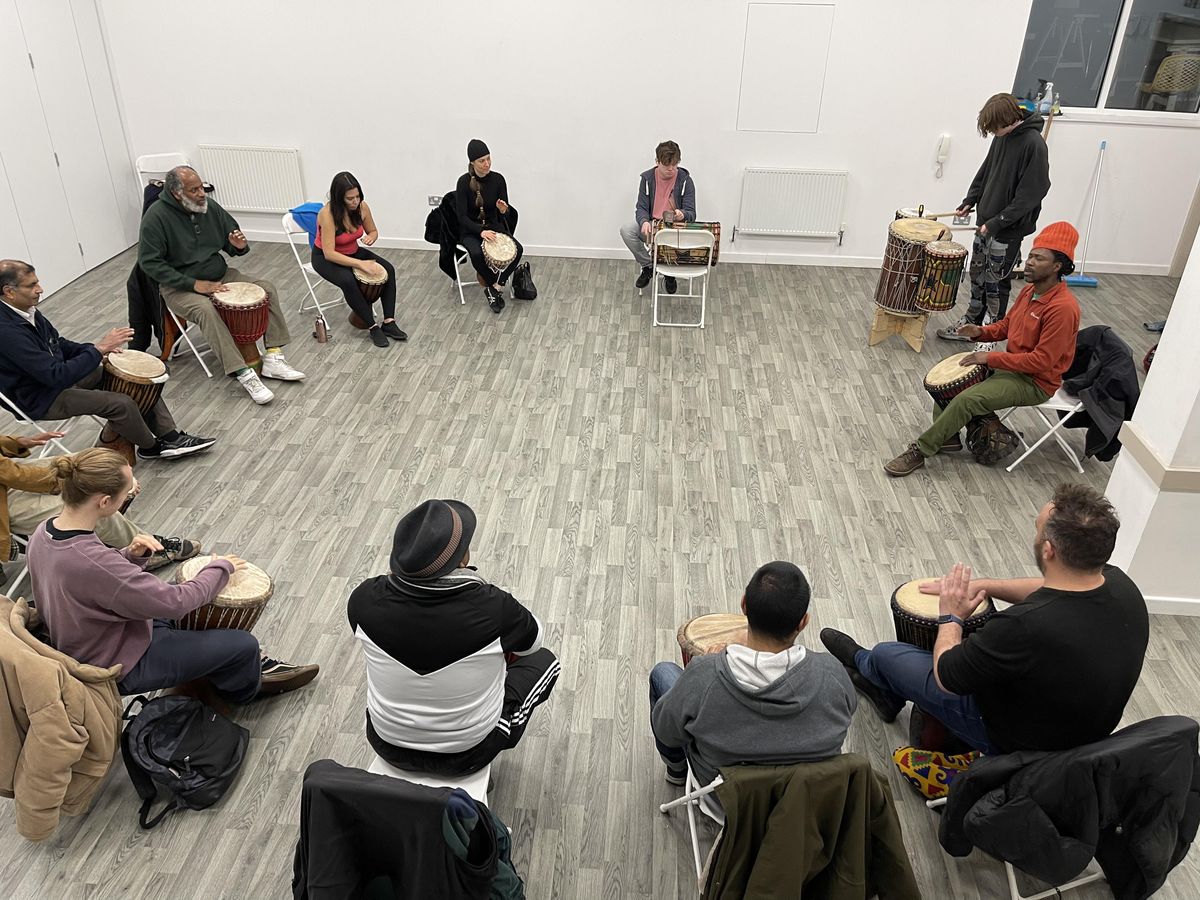 West African Drumming Circle 2022 Gnome House, London, EN June 27, 2022
