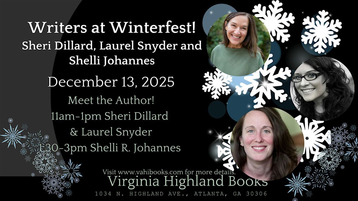Book Signing with Authors Sheri Dillard, Laurel Snyder & Shelli R. Johannes