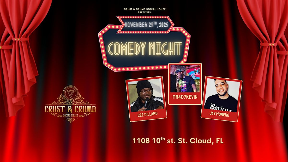 COMEDY NIGHT @ CRUST & CRUMB SOCIAL HOUSE