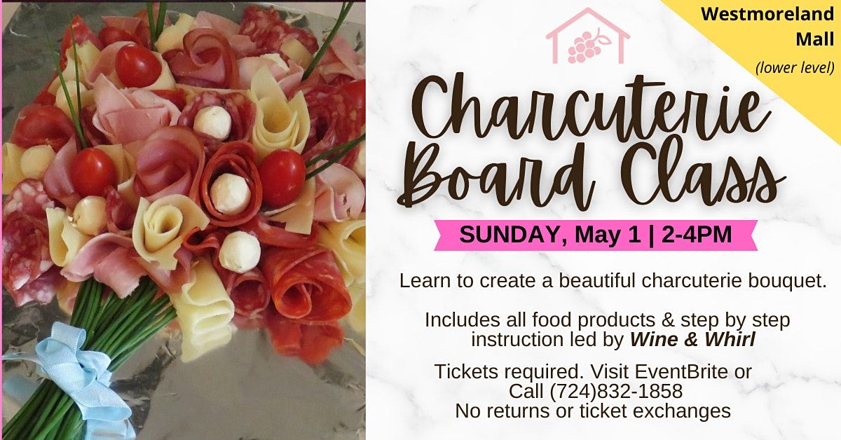 Flower Charcuterie Board Class Greenhouse WineryWestmoreland Mall
